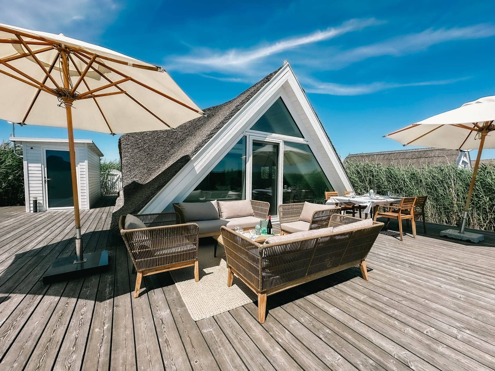 Seehütte Sonnenschilf buchen