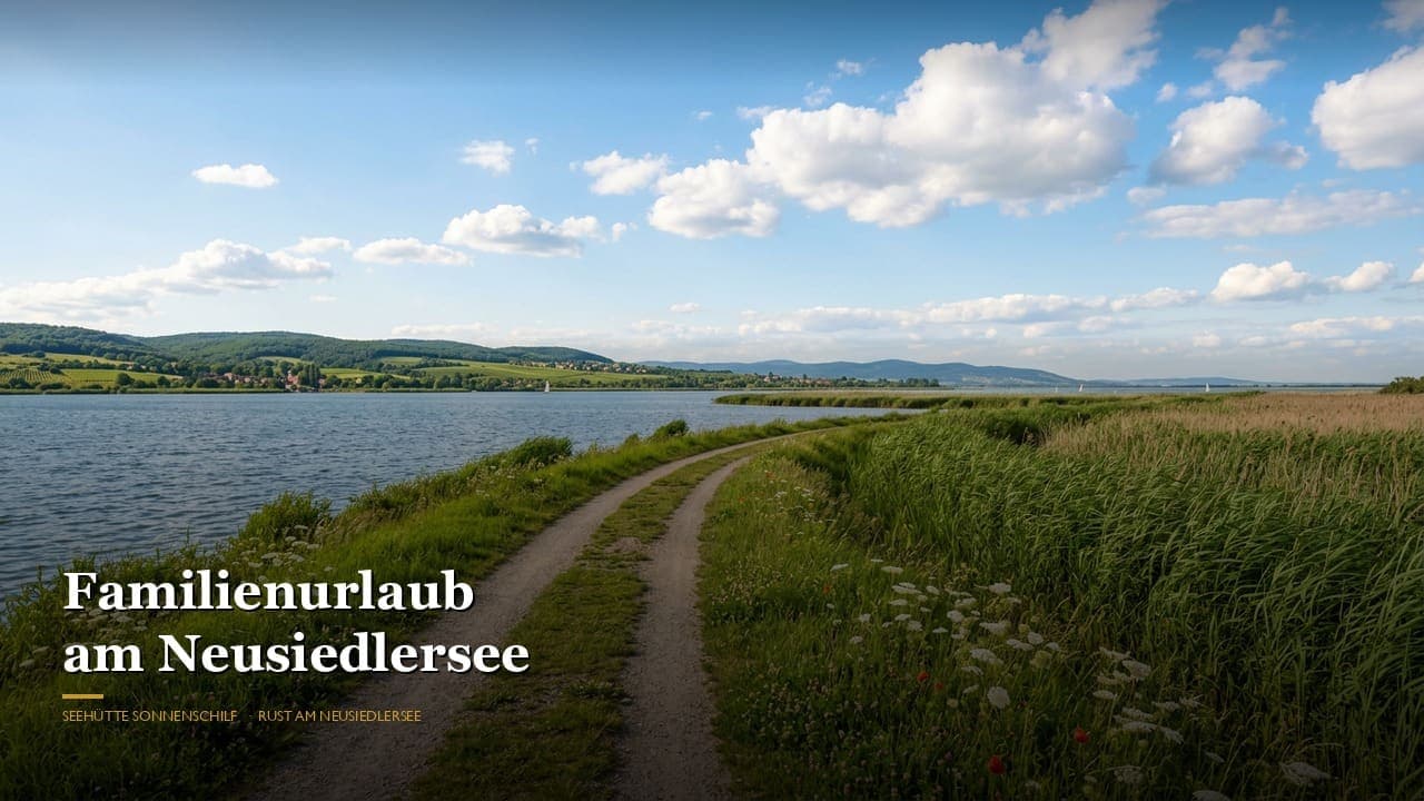 Family Vacation Lake Neusiedl: Cycling, Boat Trips & Excursions with Children in Burgenland