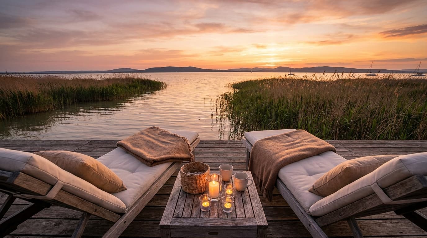 Romantic short break at Lake Neusiedl: calm, water views and special moments for two