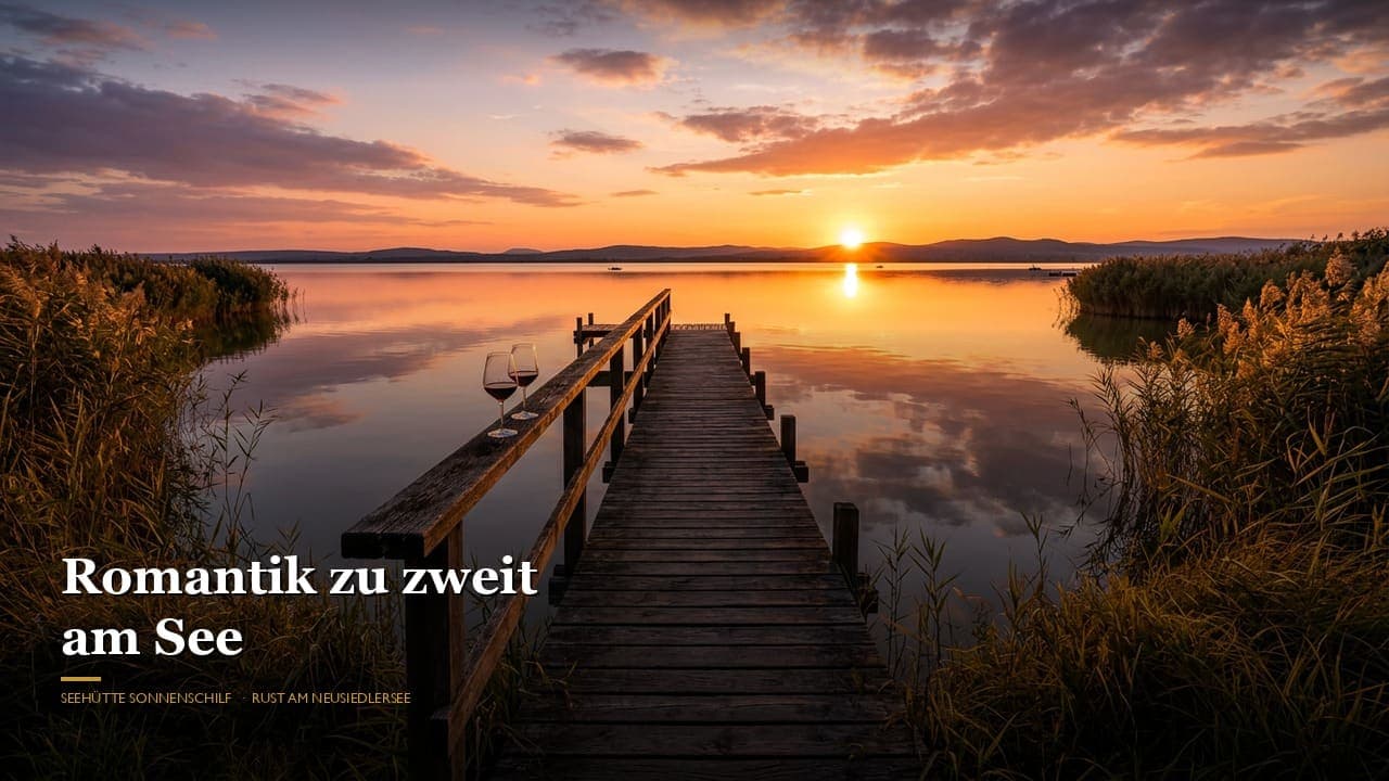 Romantischer Urlaub Burgenland: Kurzurlaub zu zweit in der Seehütte am Neusiedlersee