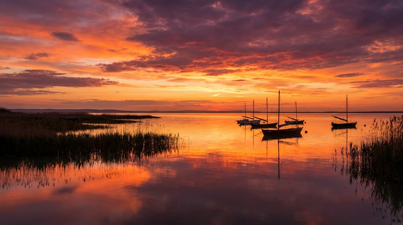 Sunset in Rust: the most beautiful spots for magical evenings at Lake Neusiedl